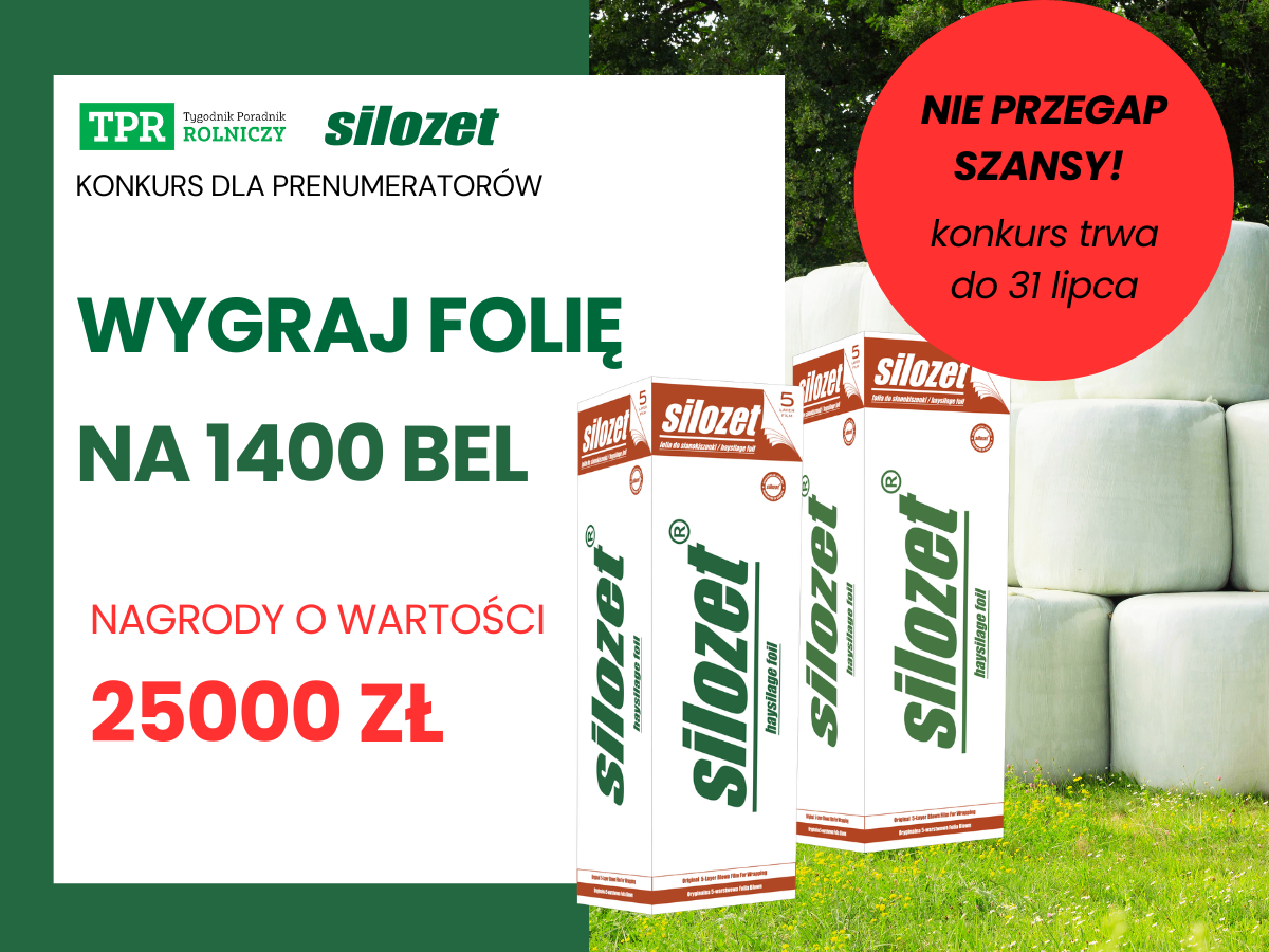 24 rolki folii do sianokiszonki za darmo. Zostały już tylko dwa dni