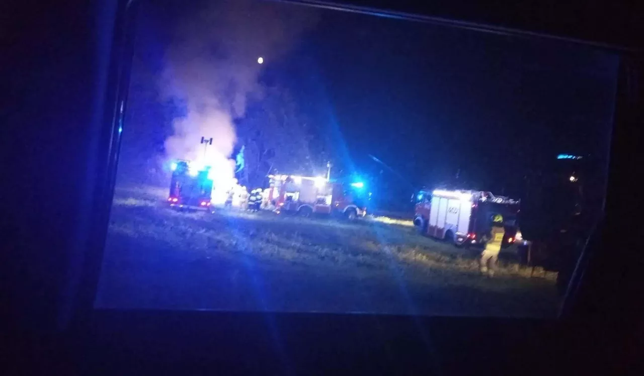 Pożar najprawdopodobniej był efektem celowego podłożenia ognia