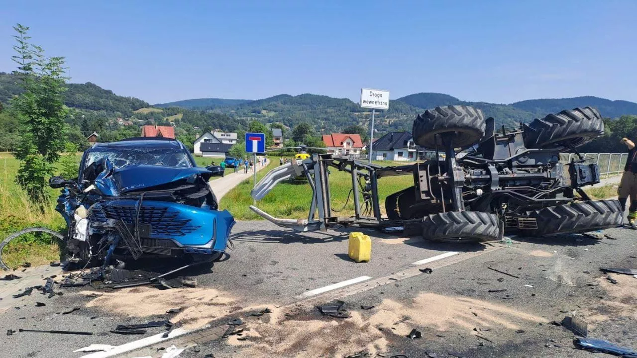 Sprawą wczorajszego wypadku zajmuje się limanowska policja