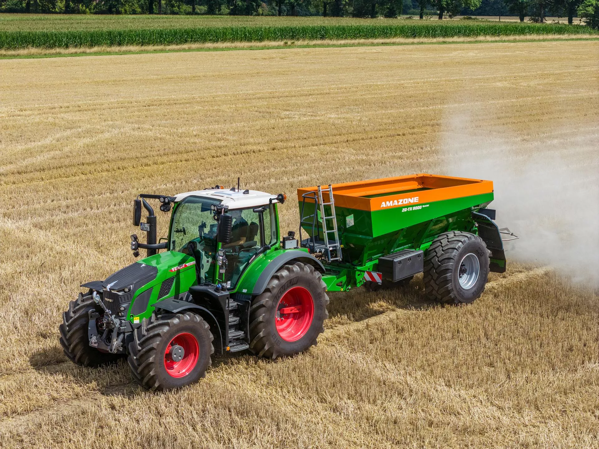 Rozsiewacz sam się kalibruje i pilnuje dawki. Amazone modernizuje ZG-TX