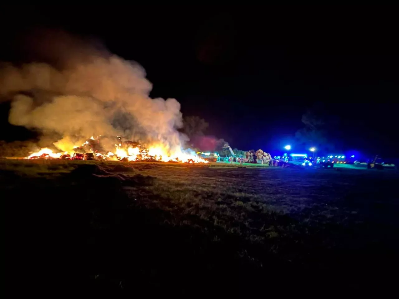 Do pożaru doszło już po zmroku