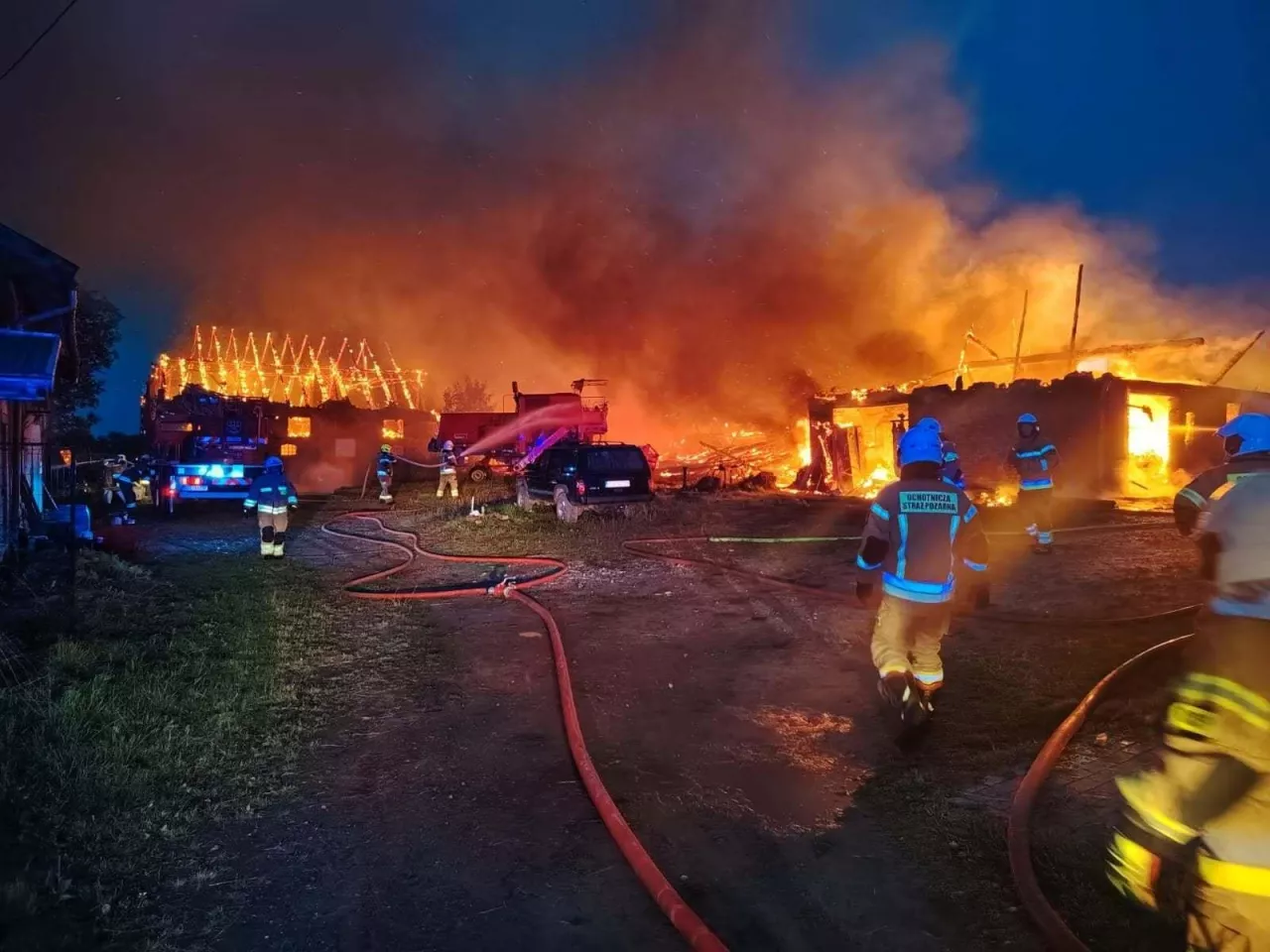 Ogień pojawił się przed 5 rano