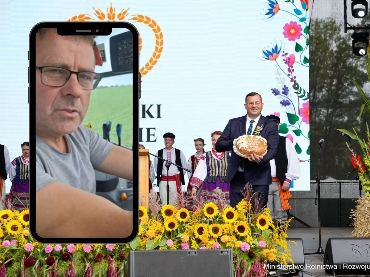 „Mówi pan o pieniądzach, których nie dostajemy”. Rolnik ostro do ministra