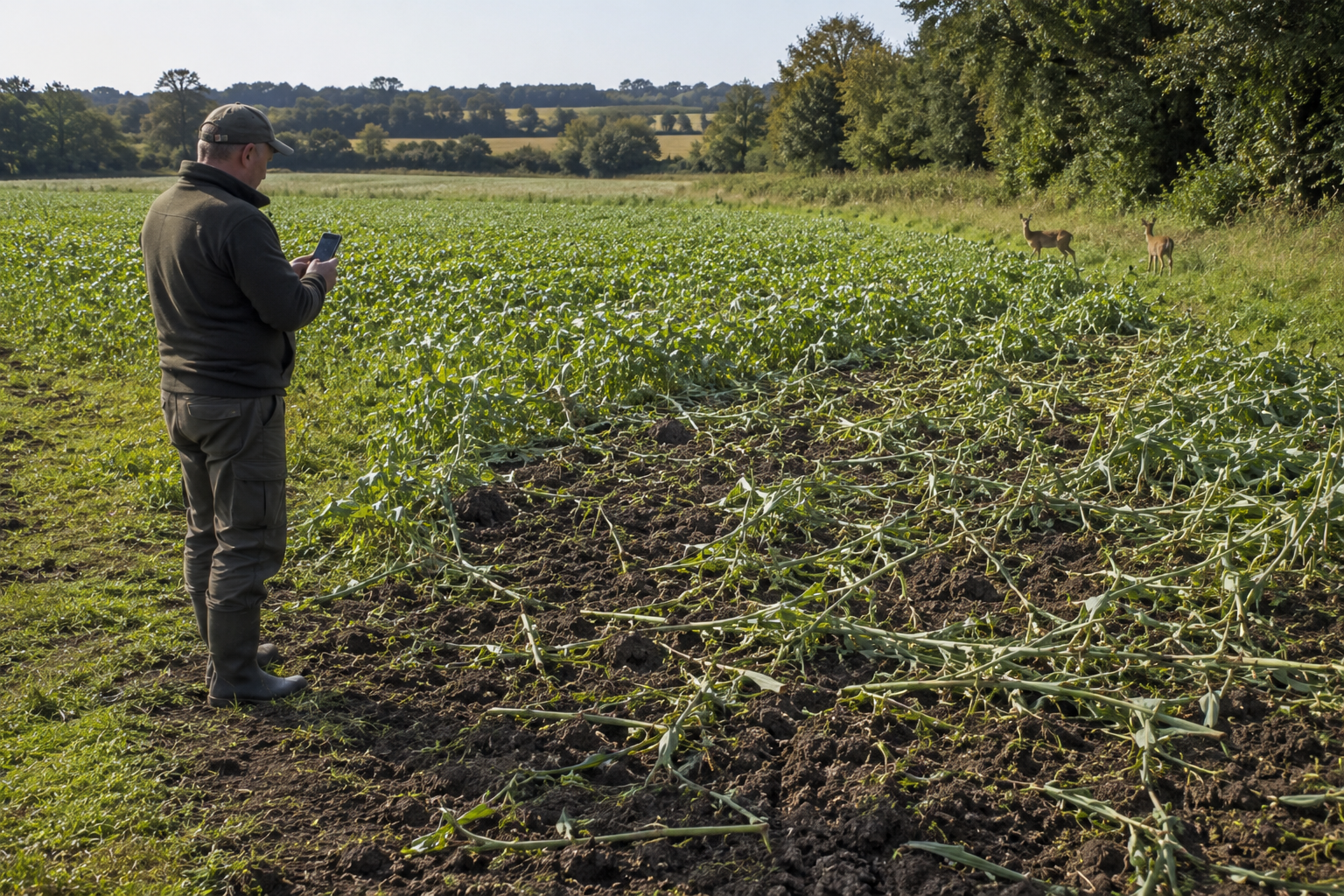 Myśliwi nie przyszli oszacować szkód. Rolnik został bez pieniędzy. Czy może iść do sądu?