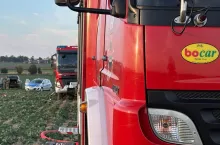 Do pożaru doszło podczas prac polowych