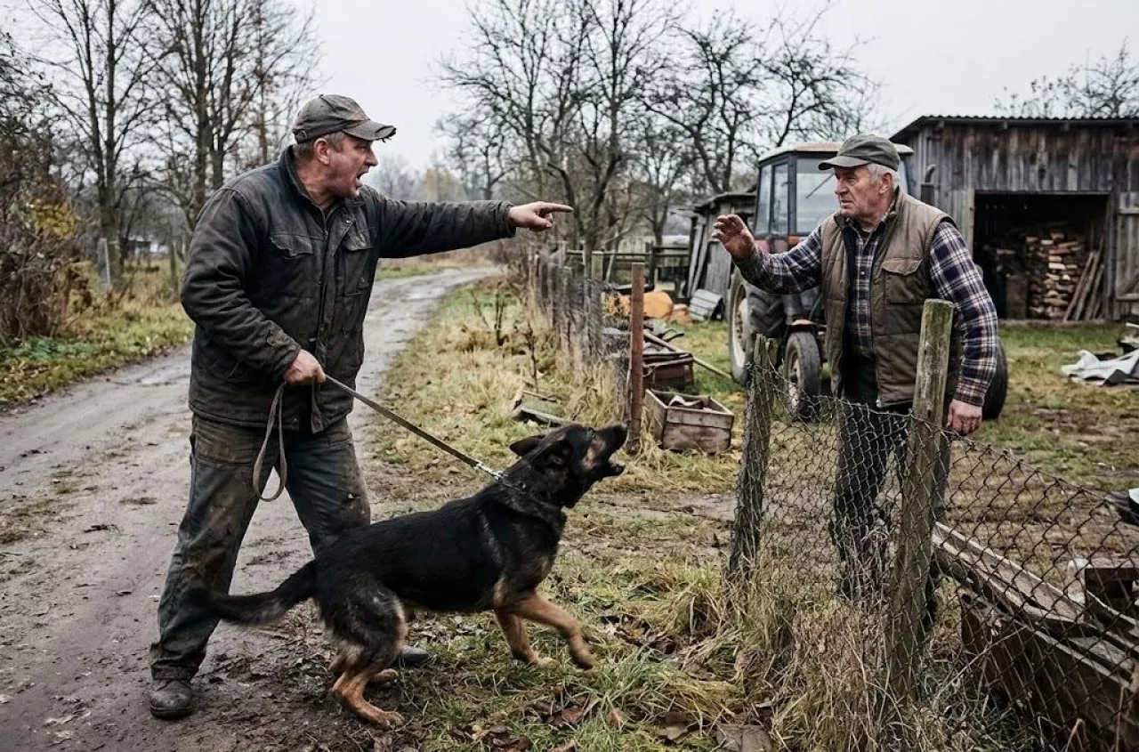 Sąsiad nie wpuścił rolnika na działkę i spuścił psa. Co mu grozi?