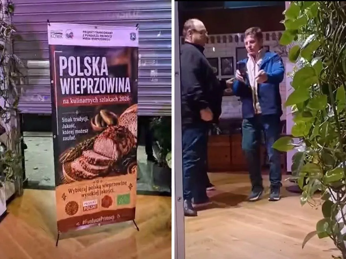 Rolnik pojechał sprawdzić, na co idą jego pieniądze. Na kolację za zamkniętymi drzwiami go nie wpuścili