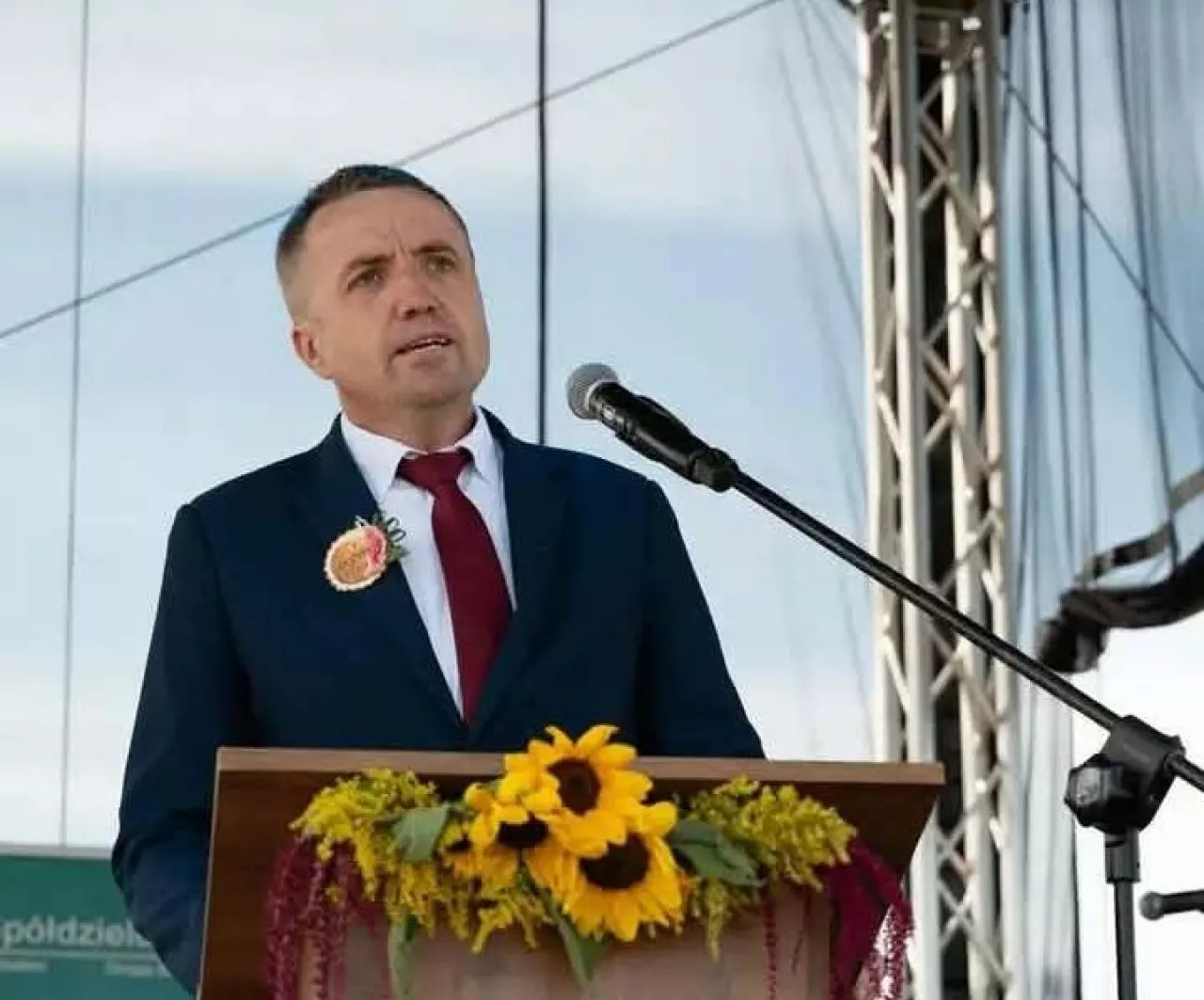 Edward Jarmoszuk, przewodniczący Rady Powiatowej Lubelskiej Izby Rolniczej w Radzyniu Podlaskim